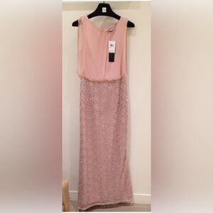 Aidan Mattox Blush Pink Dress
